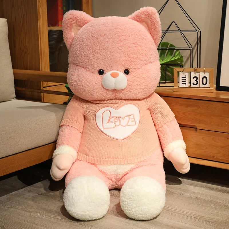 Mittens the Kawaii Long-Leg Sweater Kitten Plushie