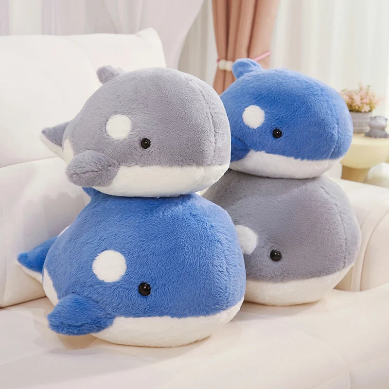 Oreo the Round Chubby Orca Whale Soothing Plushie