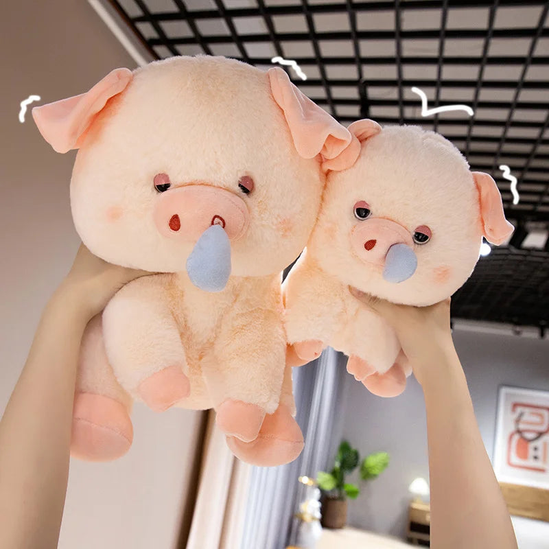 Chonky Droopy Nose Kawaii Pig Snuggle Plushie