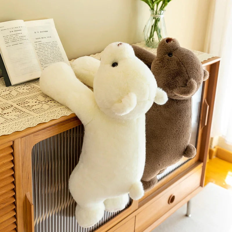 Polar the Drowsy Long Arm Bear Snuggle Pillow