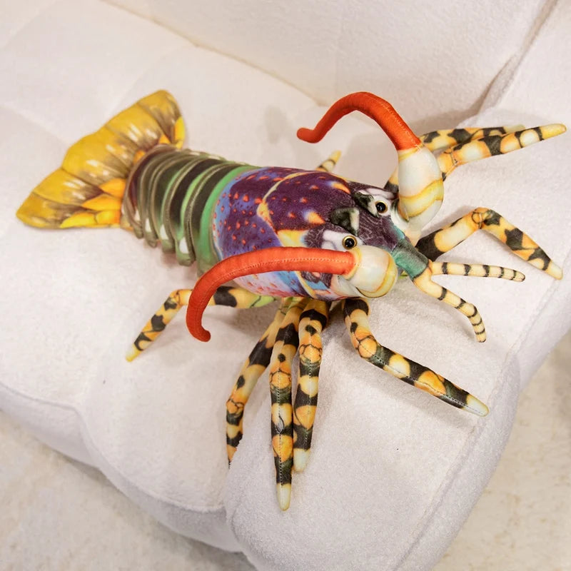 Clawdia the Kawaii Vivid Colorful Lobster Snuggle Plush Pillow