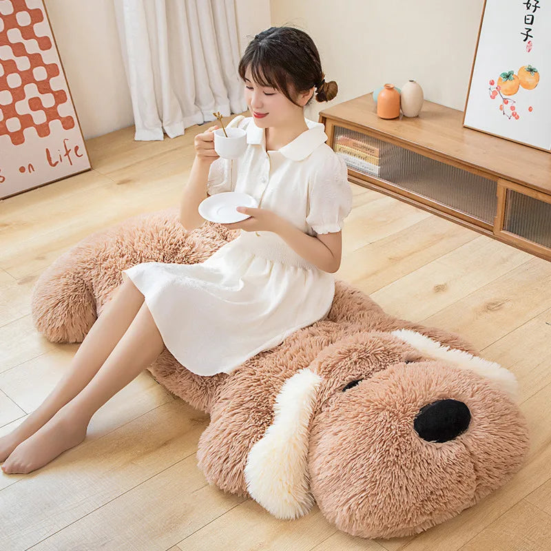 Biscuit the Giant Lying Dog Floor Plush