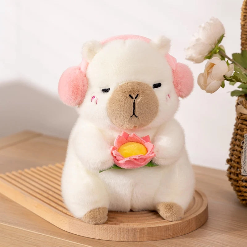 Cheeks the Lotus White Faced Monkey Capybara Plush