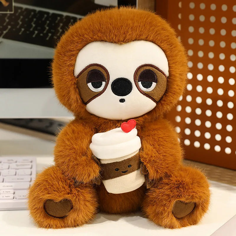 Drowsy the Sleepy Dark Circle Kawaii Panda Sloth Plushie