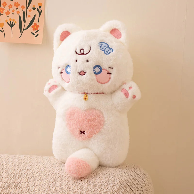 Mochi the Kawaii Cat Nap Plush Cushion