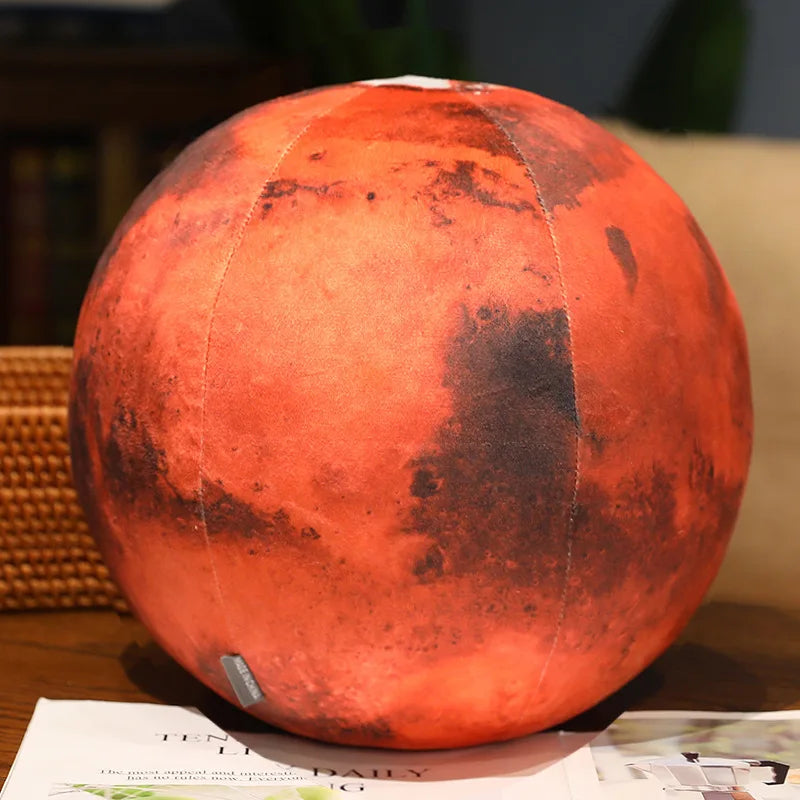 Cosmo the Kawaii Simulation Earth Moon Sun Planet Plush Pillow