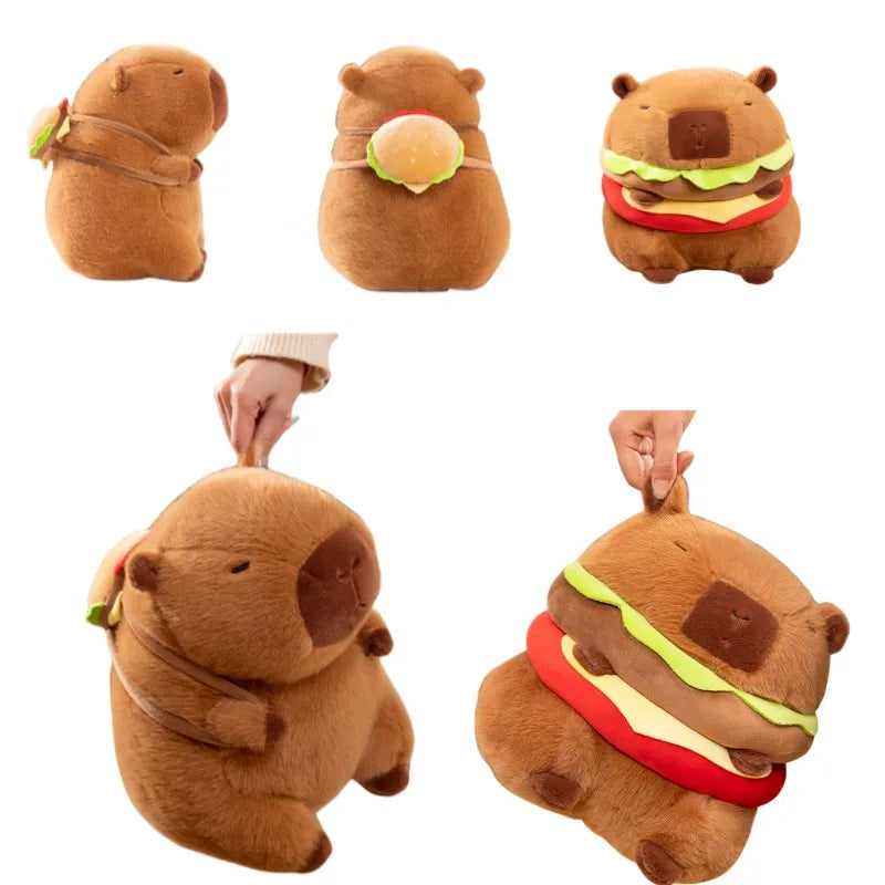 Capy the Kawaii Hamburger Bag Capybara Plush
