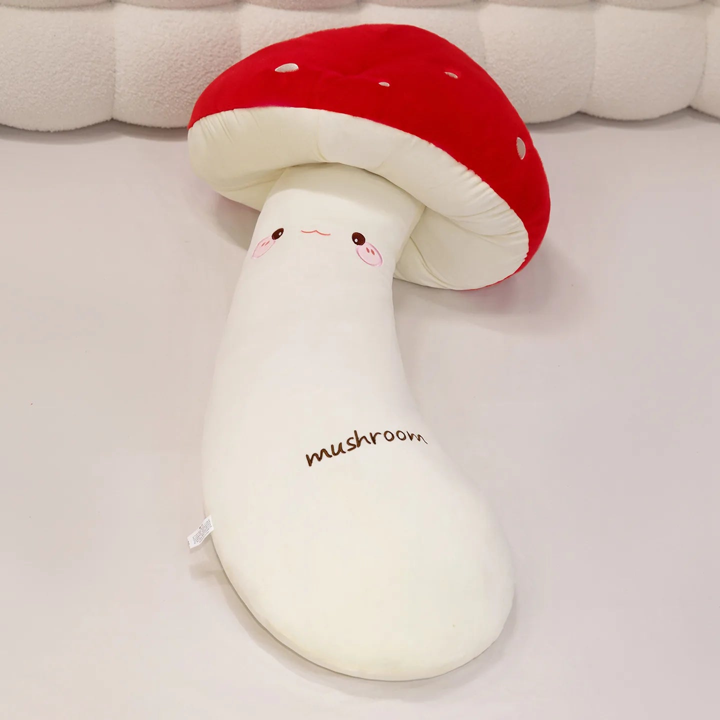 Mushy the Long Strip Mushroom Leg Pillow Plush