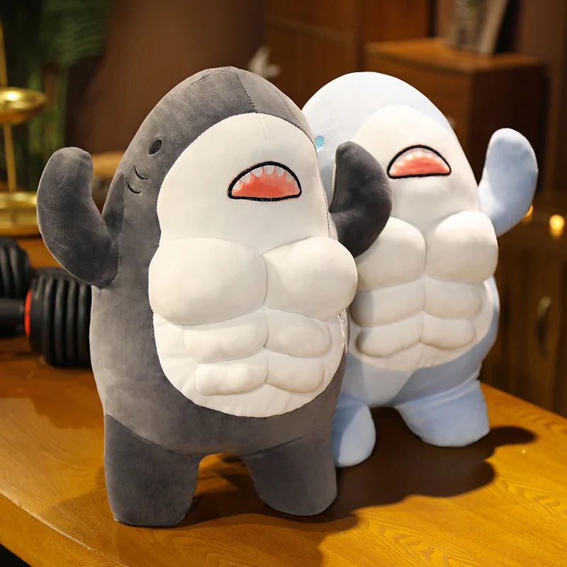 Chompy the Standing Shark Stuffed Plush Pillow