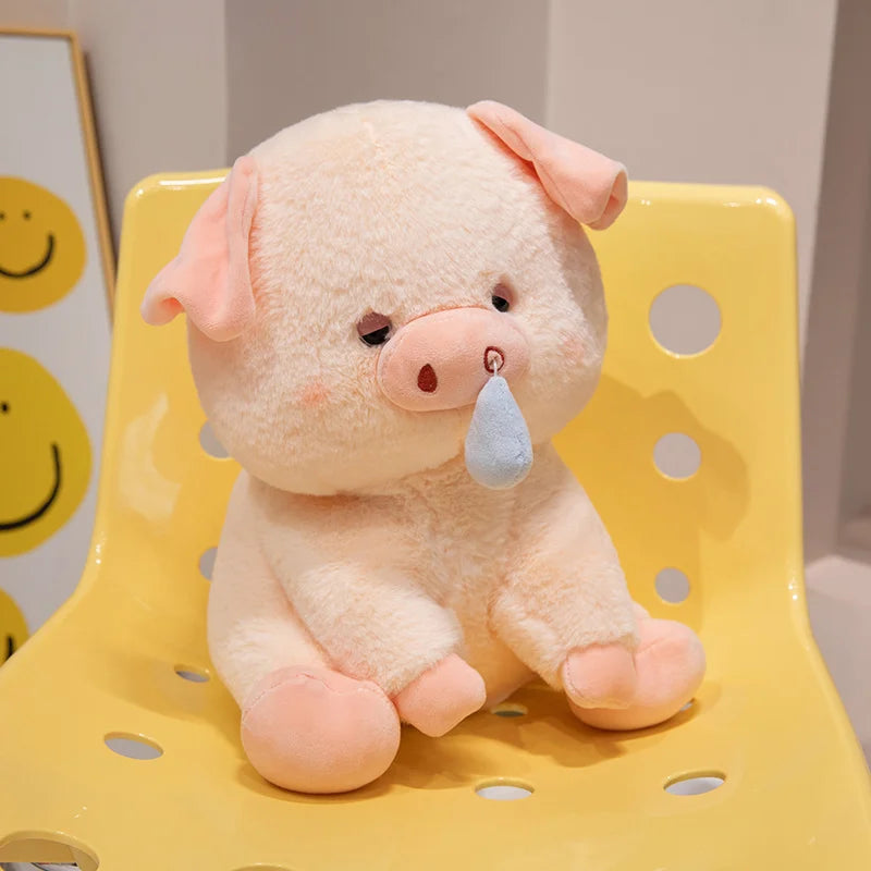 Chonky Droopy Nose Kawaii Pig Snuggle Plushie