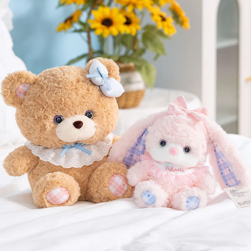 Snuggle the Kawaii Bear Bunny Hug Pillow Plushie