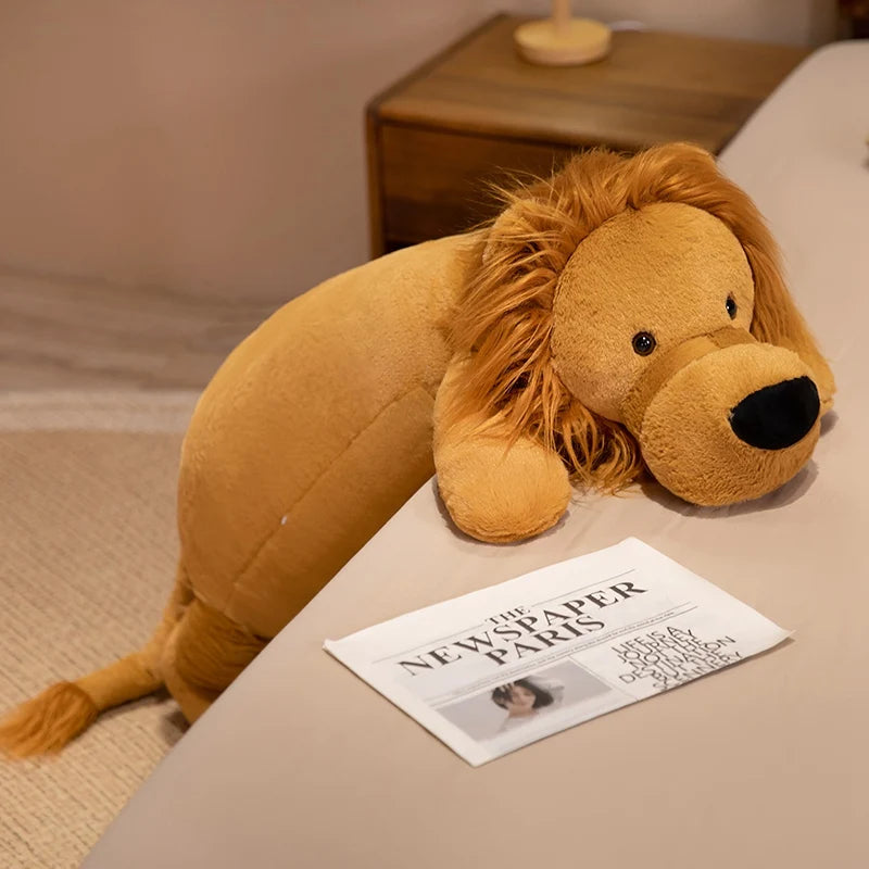 Roary the Sleepy Giant Lion Floor Plush