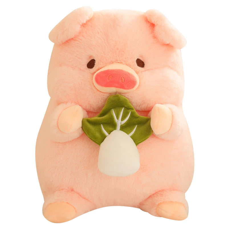Piggy the Fluffy Hamburger Cabbage Pig Plushie