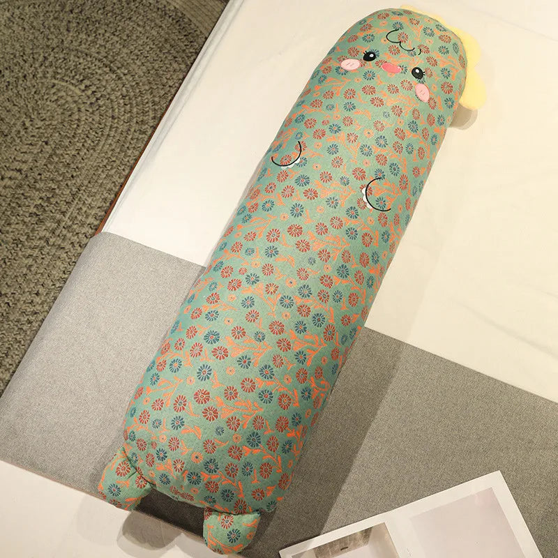 Long Sleepy Animal Plush Pillow Collection