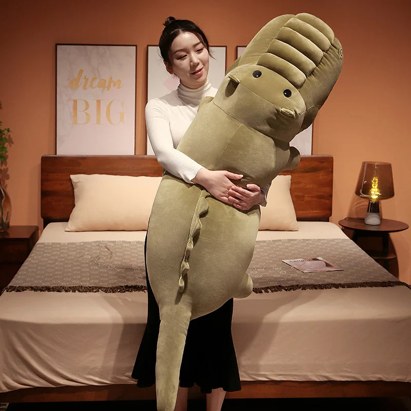 Snappy the Simulation Crocodile Plush Cushion