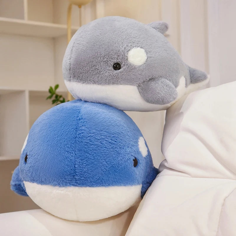 Oreo the Round Chubby Orca Whale Soothing Plushie