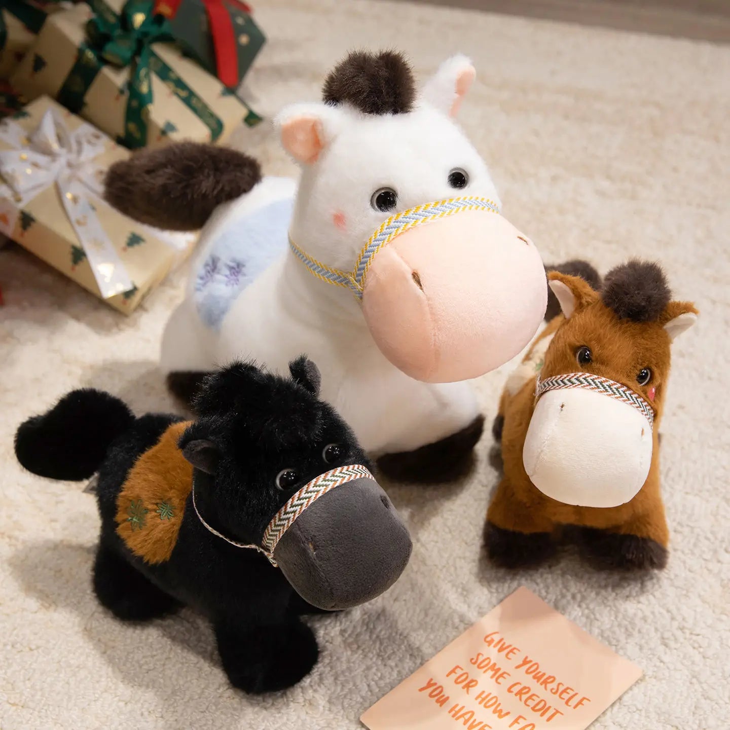 Dreamy Fluffy Kawaii Horse Snuggle Plushie