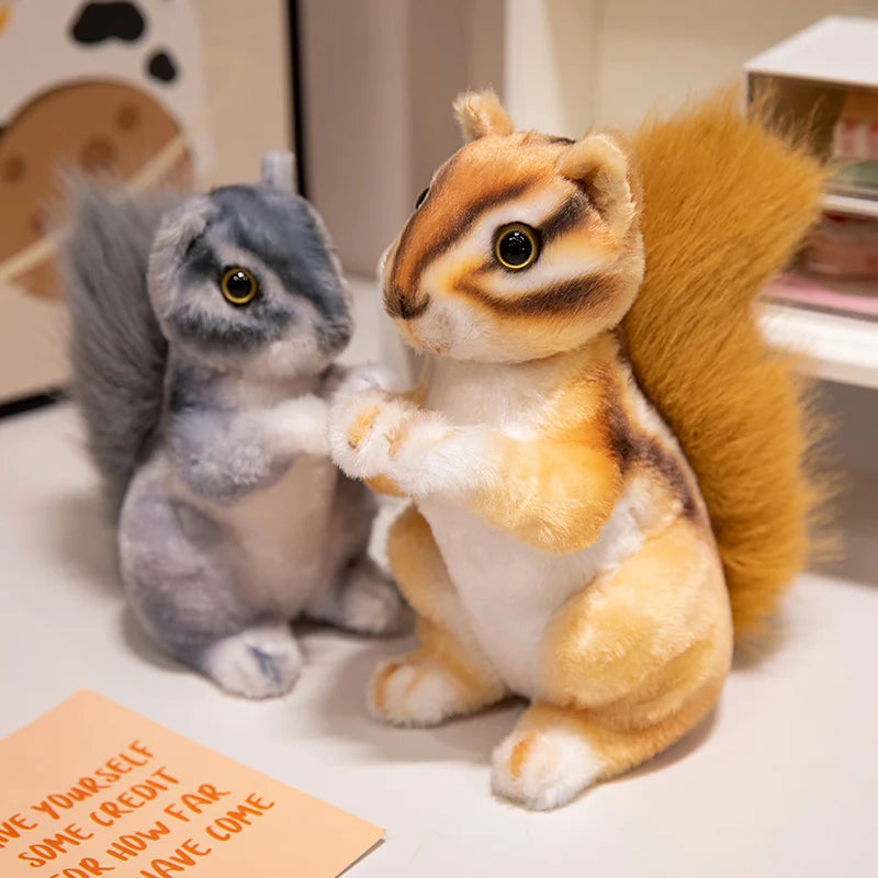 Nutty the Adorable Big Tail Squirrel Plush