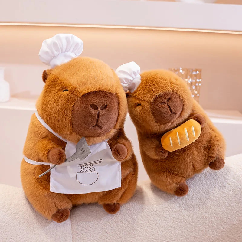 Capy the Kawaii Chef Hat Capybara Snuggle Plush