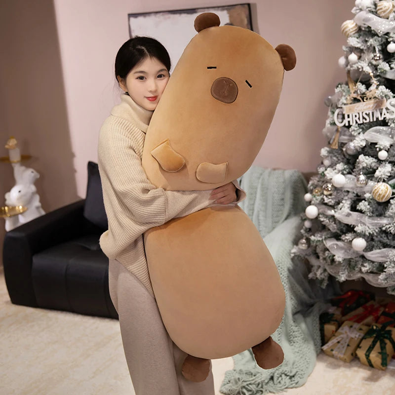 Capo the Chonky Long Capybara Leg Pillow Plush