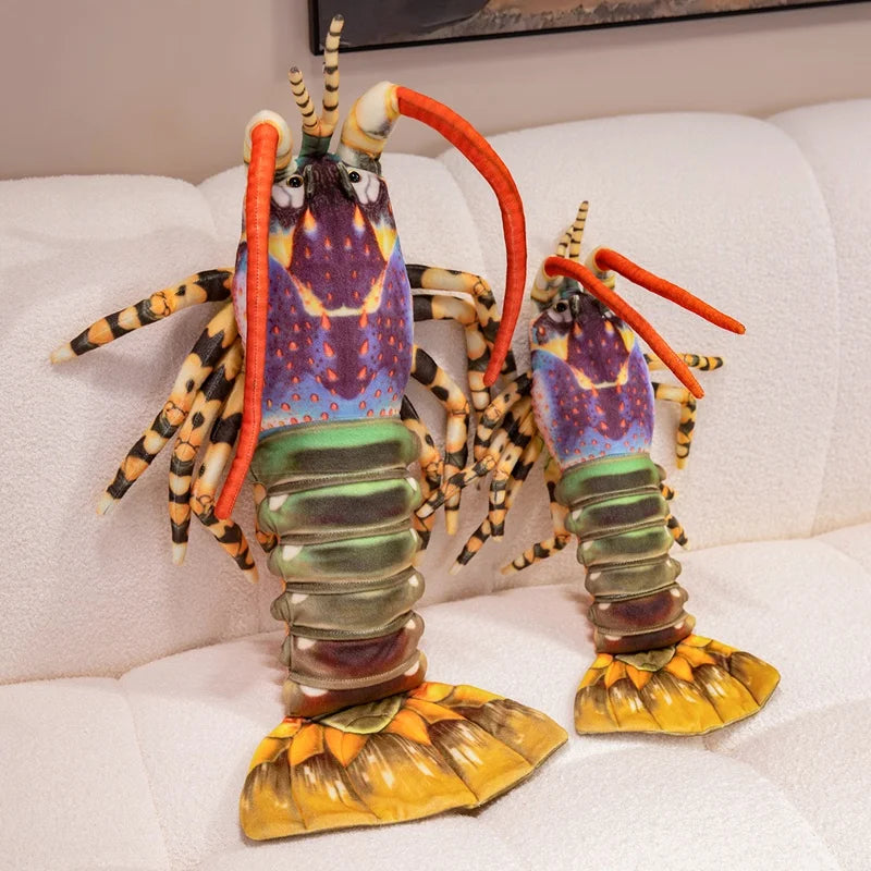 Clawdia the Kawaii Vivid Colorful Lobster Snuggle Plush Pillow