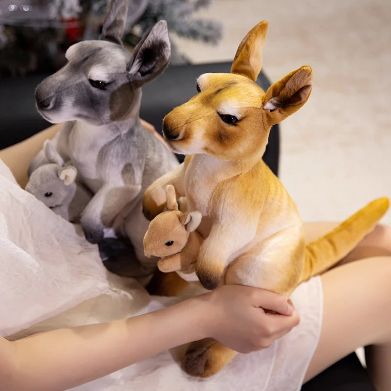Joey the Chubby Mama Kangaroo Kawaii Snuggle Plushie
