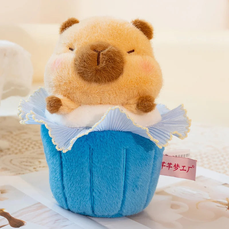 Capy the Sweet Cake Kawaii Capybara Snuggle Plushie