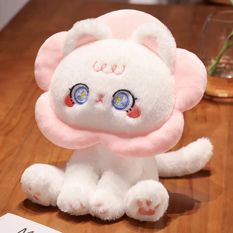 Blossom the Kawaii Floral Cat Plush