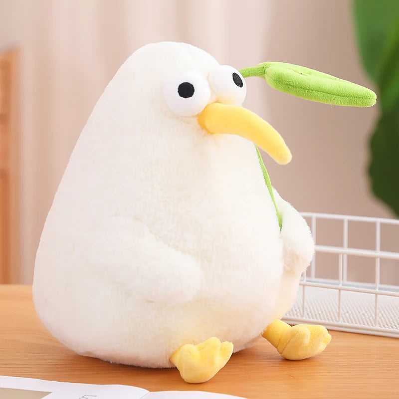Kiwi the Lifelike Lotus Leaf Kiwi Bird Plushie