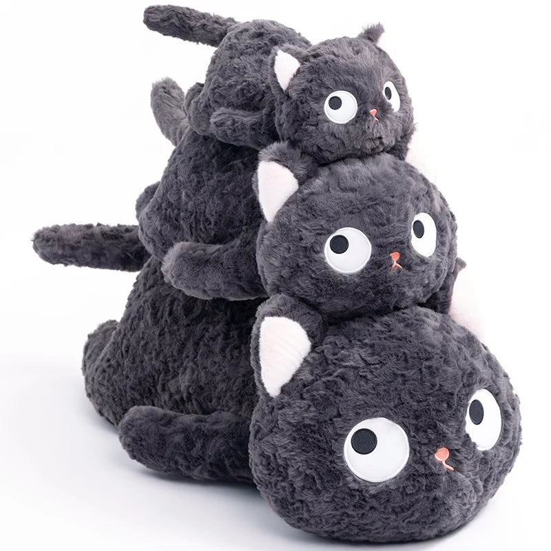 Velvet the Sleepy Black Cat Plush