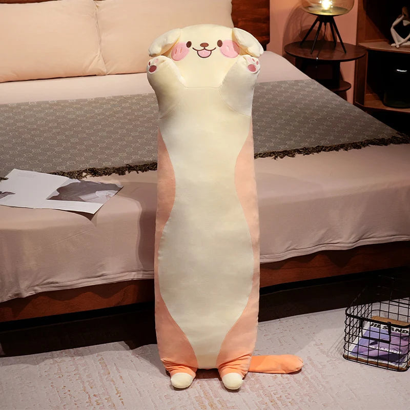 Giant Long Sleeping Puppy Kawaii Plushie Pillow