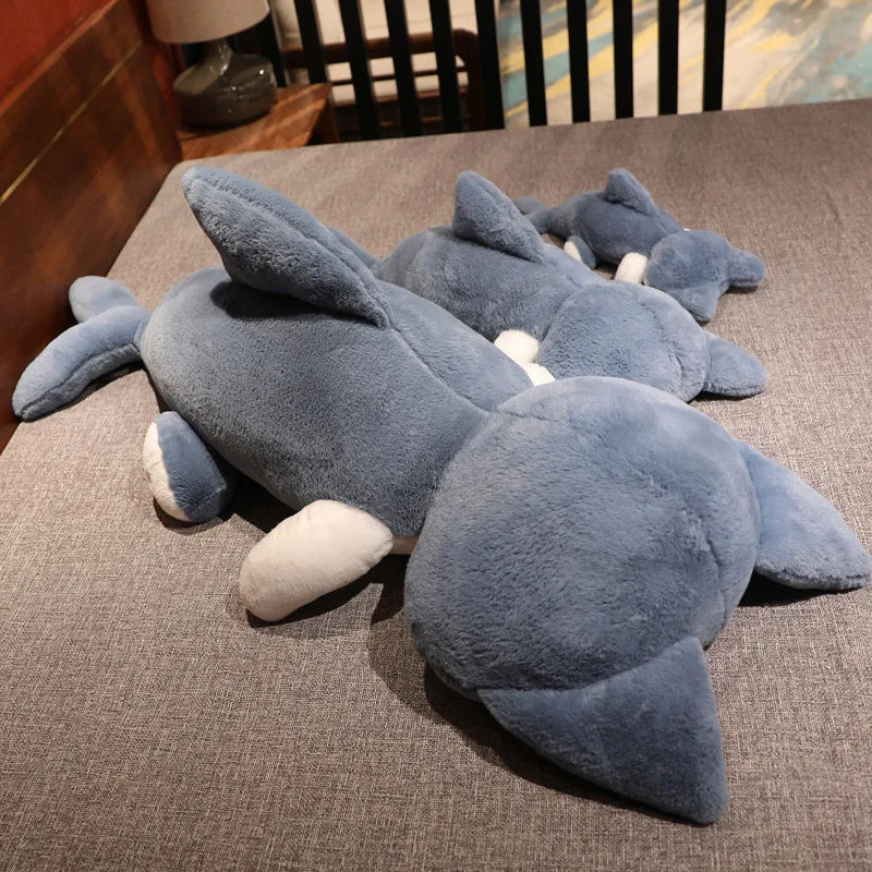 Alien the Kawaii Cat with Shark Tail Snuggle Pillow