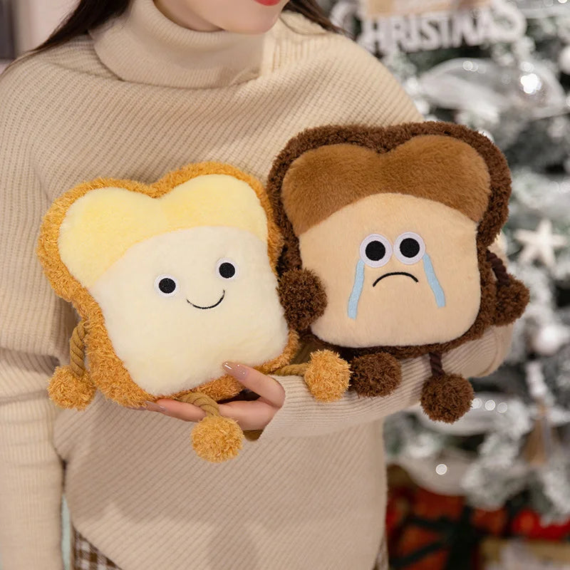 Toasty the Kawaii Toast Bread Crossbody Bag Plushie