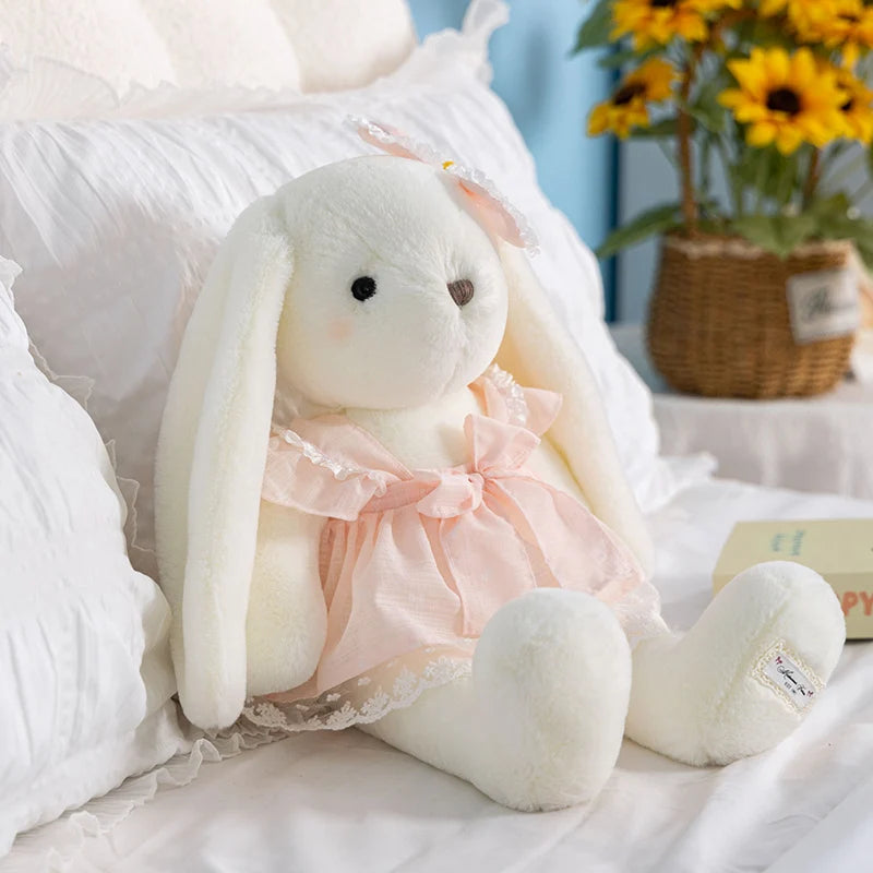 Princess the Kawaii Bunny in Skirt Plush Pillow