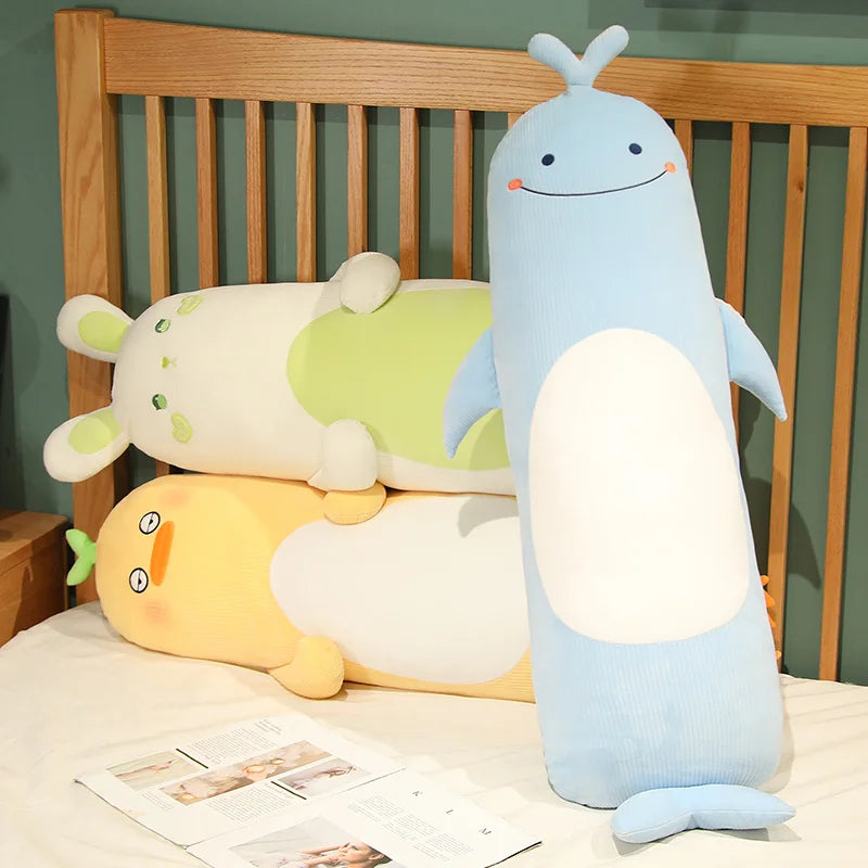 Dreamy Long Rabbit Bear Duck Chick Sleeping Plush Pillow