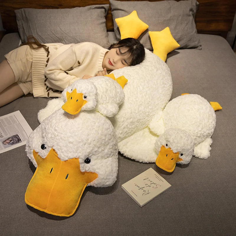 Puddles the Giant Sleeping Duck Plush Mat