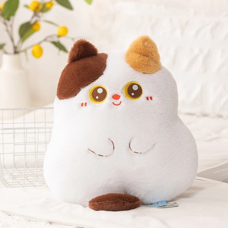 Chonky Round Kitten Snuggle Plushie
