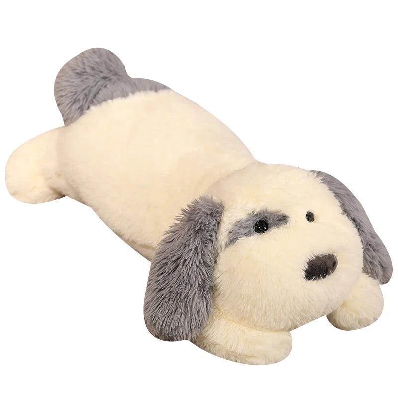 Biscuit the Fluffy Lying Dog Snuggle Pillow Plush