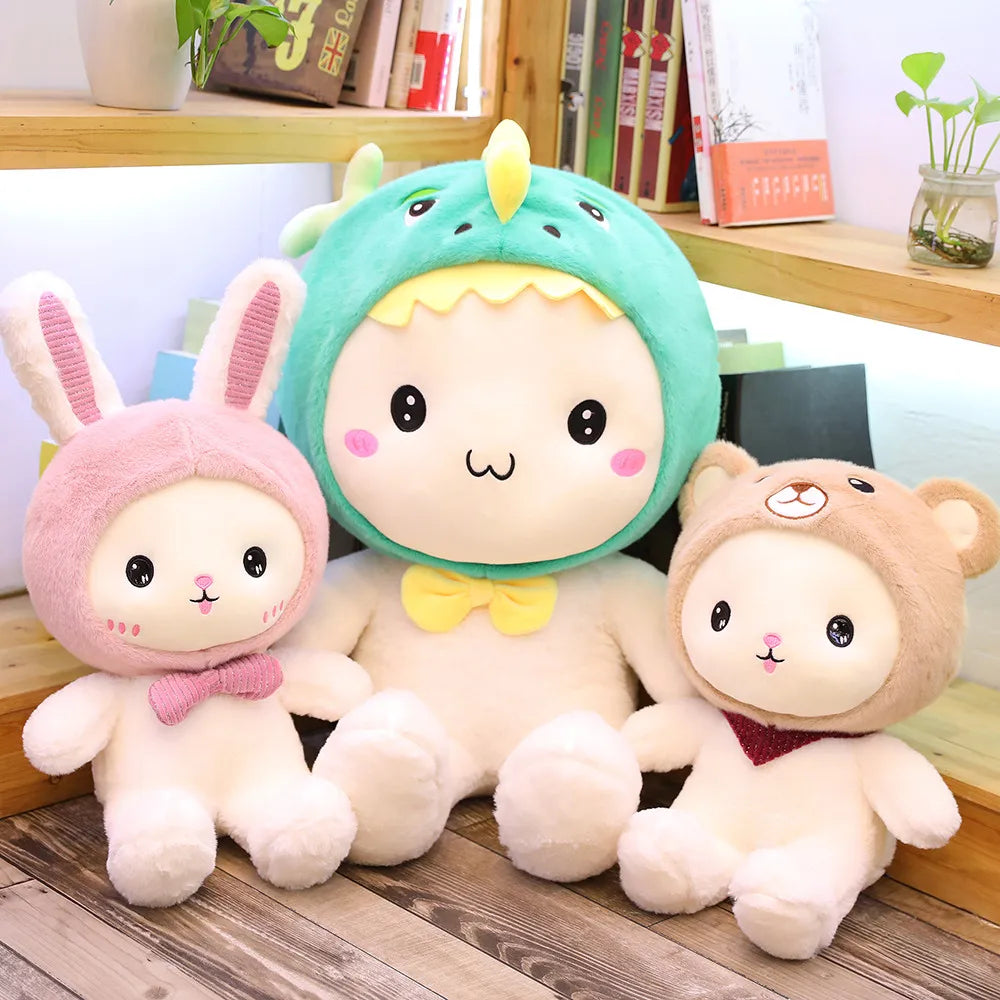 Squish & Friends Kawaii Bunny Plushie Trio
