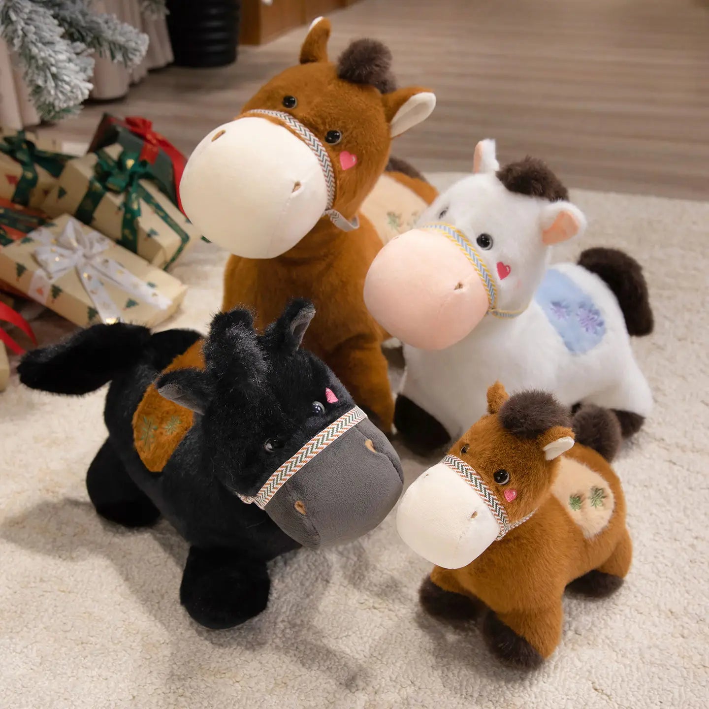 Dreamy Fluffy Kawaii Horse Snuggle Plushie