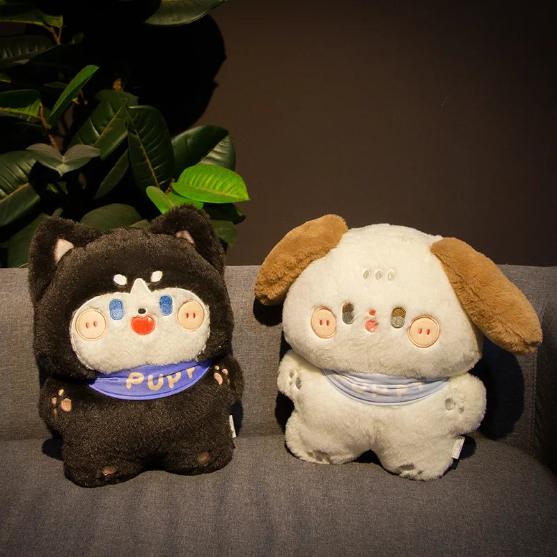 Biscuit the Fluffy Husky Shiba Inu Puppy Plushie
