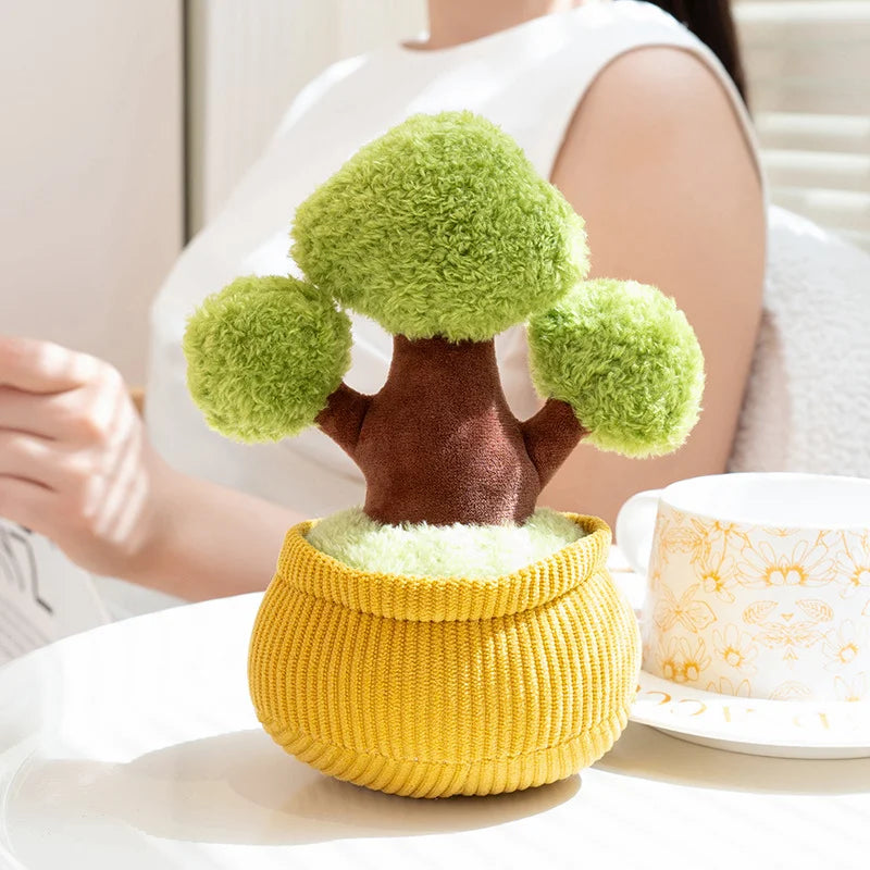 Bloomie the Kawaii Persimmon Sunflower Potted Plush Decor