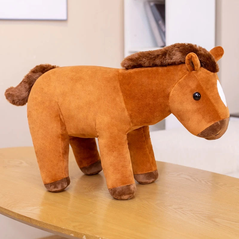 Chestnut the Lifelike Sitting Horse Plush