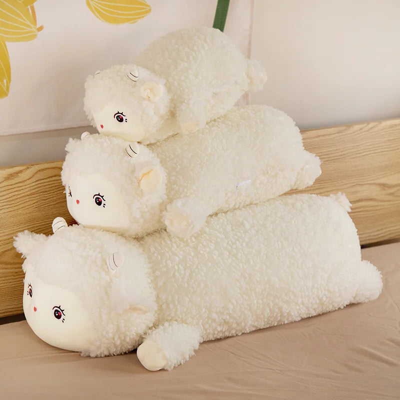 Woolly the Fluffy Kawaii Alpaca Sheep Appease Snuggle Pillow