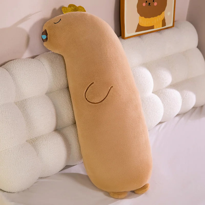 Capy the Runny Nose Fluffy Capybara Plush Pillow