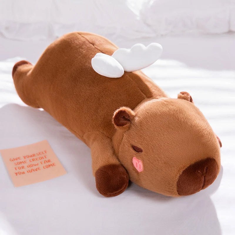 Capy the Lazy Giant Strip Capybara Plush