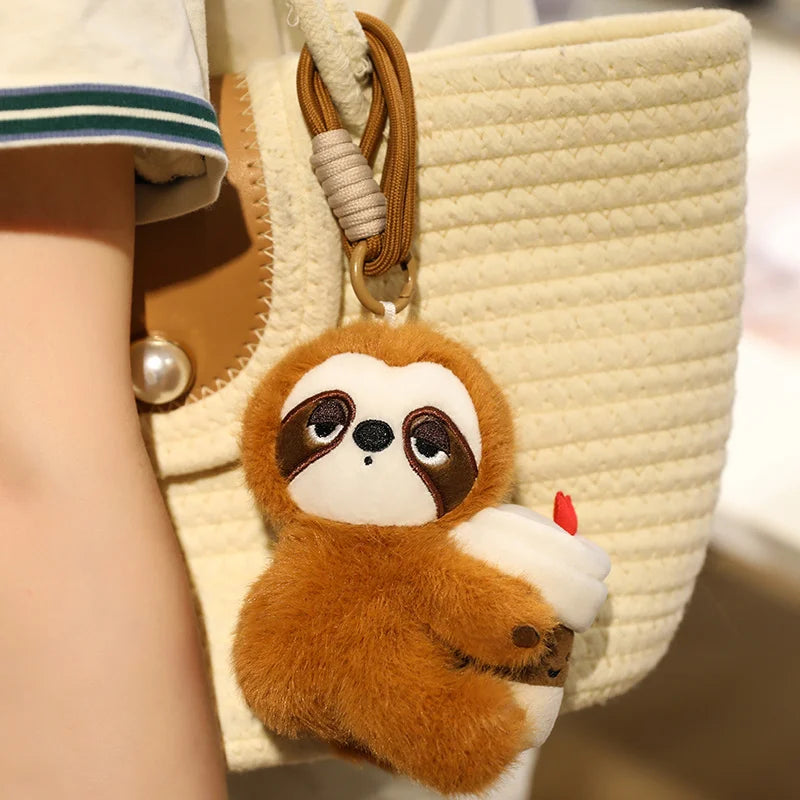 Drowsy the Sleepy Dark Circle Kawaii Panda Sloth Plushie