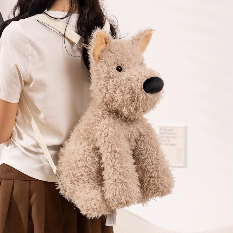 Westie the Kawaii Westie Terrier Plush Backpack