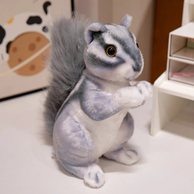 Nutty the Adorable Big Tail Squirrel Plush