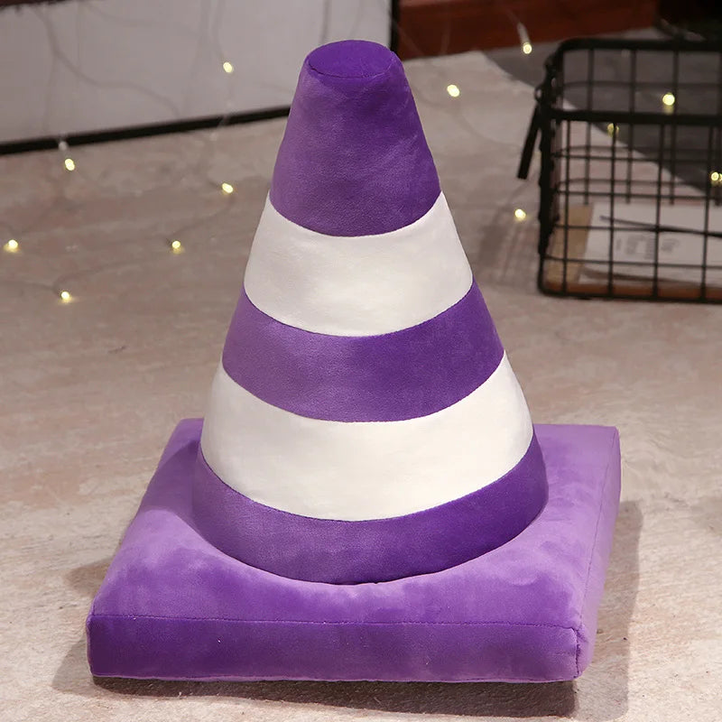 Connie the Squishy Traffic Cone Plush Pillow